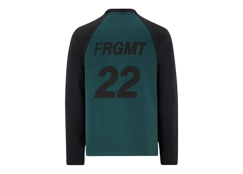 Moncler Hiroshi Fujiwara x Fragment Logo Long Sleeve T-Shirt Dark Green