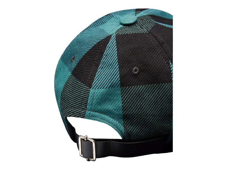 Moncler Hiroshi Fujiwara x Fragment Plaid Baseball Cap Black/Green