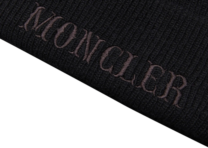 Moncler Hiroshi Fujiwara x Fragment Wool Beanie Black