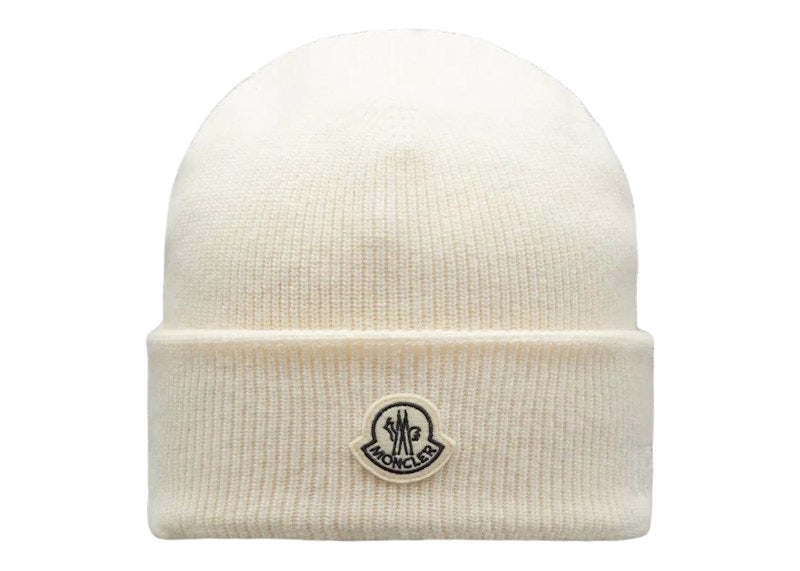 Moncler Hiroshi Fujiwara x Fragment Wool Beanie Off White