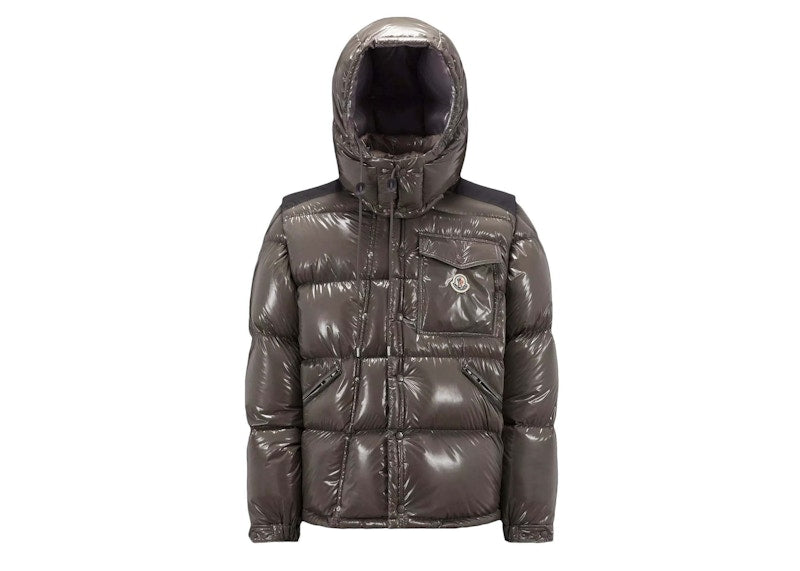 Moncler Karakorum Ripstop Short Down Jacket Grey (I20911A0014959607909)