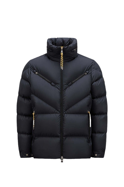 Moncler Katmai Down Jacket Black Yellow