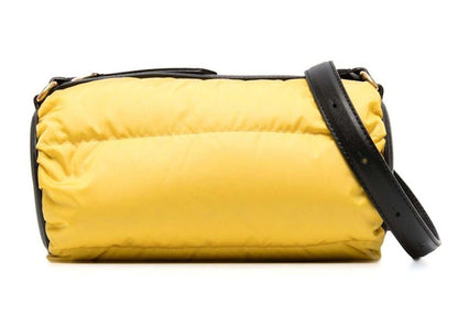 Moncler Keoni Quilted Shell Crossbody Bag Yellow