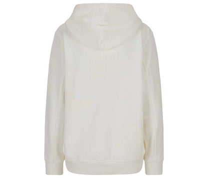 Moncler Logo Hoodie White/Creme