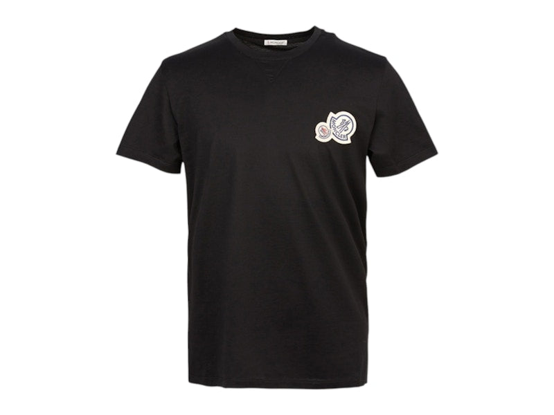 Moncler Logo Motif T-shirt Black