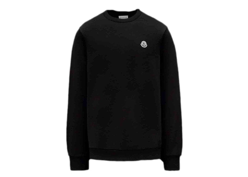 Moncler Logo Patch Sweatshirt Black