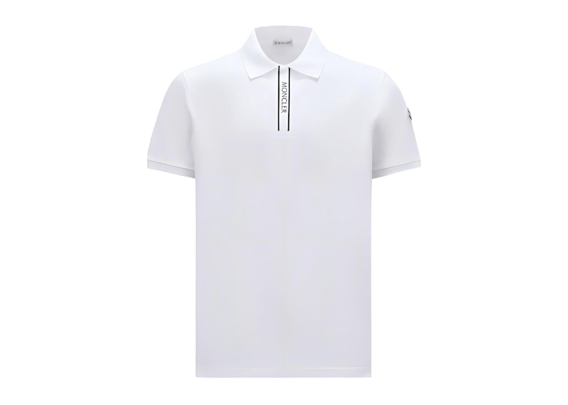 Moncler Logo Polo II Shirt White