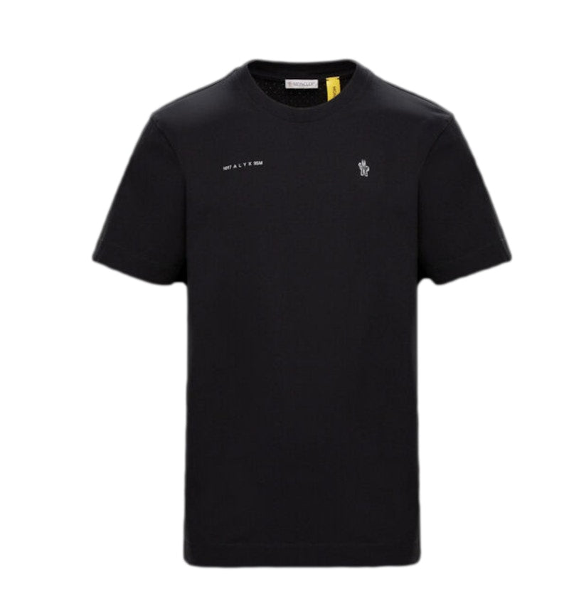 Moncler Logo Print Oversized T-shirt Black