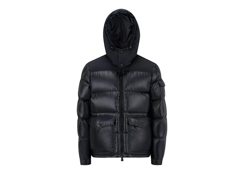 Moncler Masaya Short Down Jacket Black