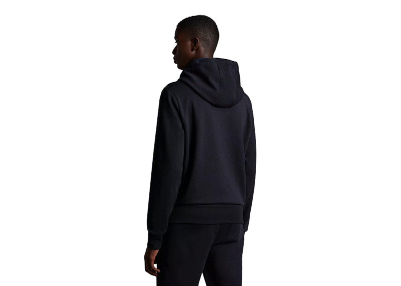 Moncler Monogram Zip-Up Hoodie Night Blue