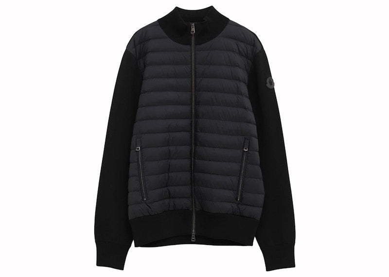 Moncler Padded Cotton Zip-Up Cardigan 999