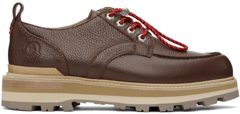 Moncler Peka City Derby Shoes Brown