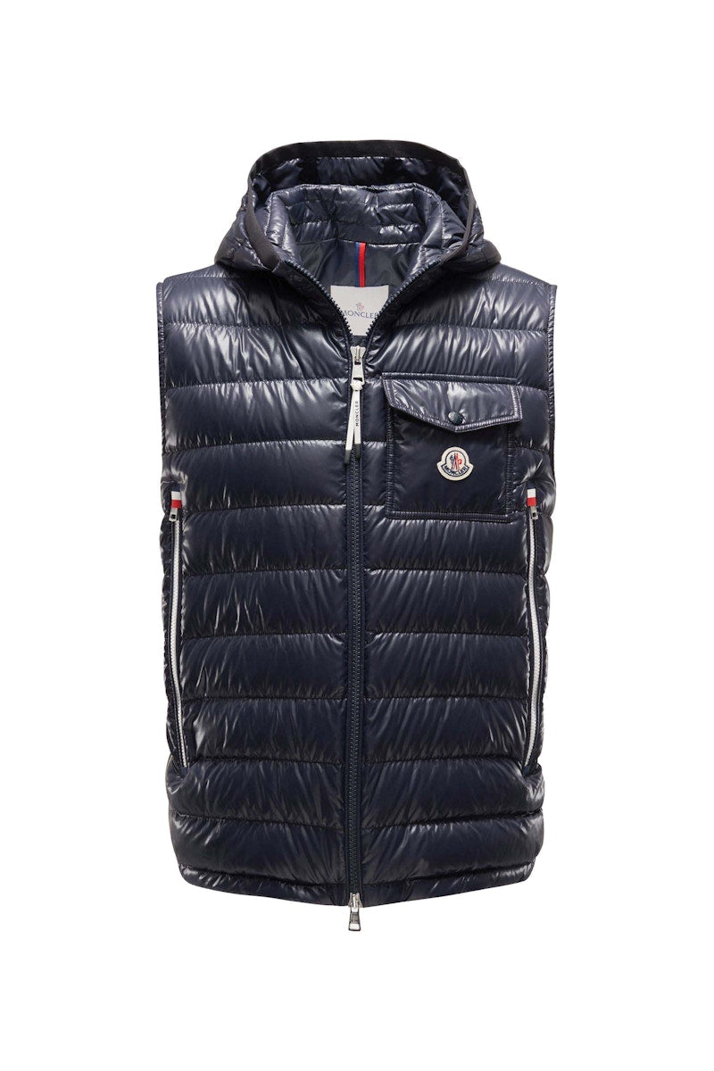 Moncler Ragot Hooded Vest Night Blue