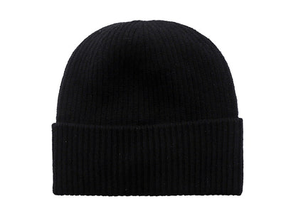Moncler Virgin Wool And Cashmere Womens Hat Black