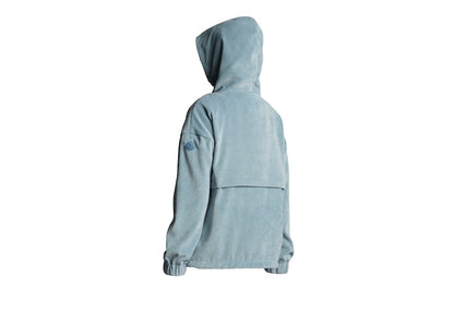 Moncler Women's Corduroy Hoodie Ice castle