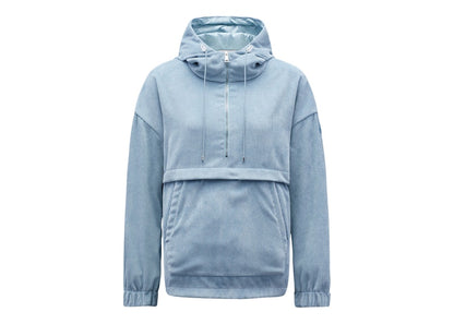 Moncler Women's Corduroy Hoodie Ice castle