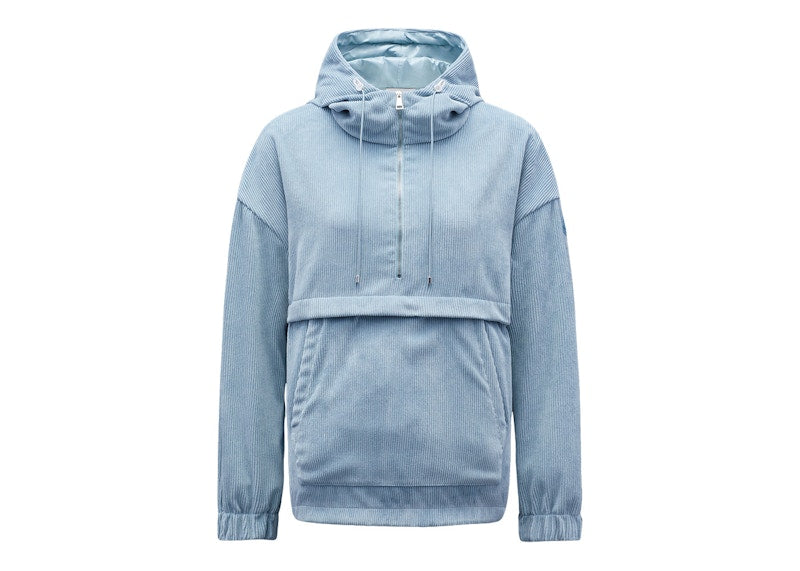 Moncler Women's Corduroy Hoodie Ice castle