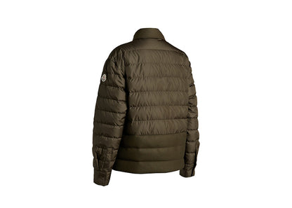 Moncler Women's Padded Over Shirt Dark Army Green