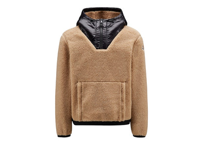 Moncler Women's Teddy Hoodie Brazilian Sand