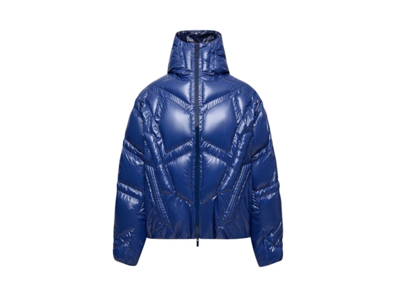 Moncler x A$AP Rocky Bahianinha Hooded Short Down Jacket Bright Blue
