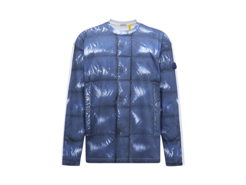 Moncler x A$AP Rocky Cotton Long Sleeve T-shirt Bright Blue