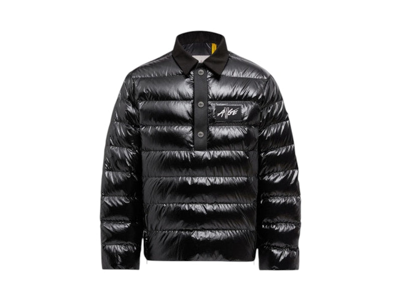Moncler x A$AP Rocky Vardar Down Polo Shirt Jacket Black