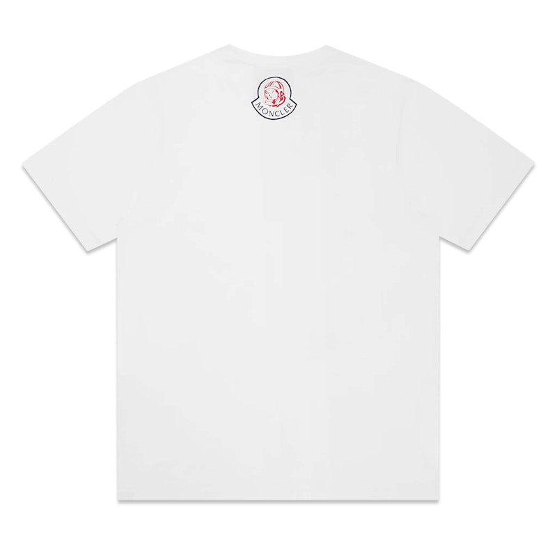 Moncler x Billionaire Boys Club Logo T-shirt Silk White