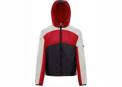 Moncler x Craig Green Clonophis Logo-Applique Technical Hooded Jacket White/Red/Black