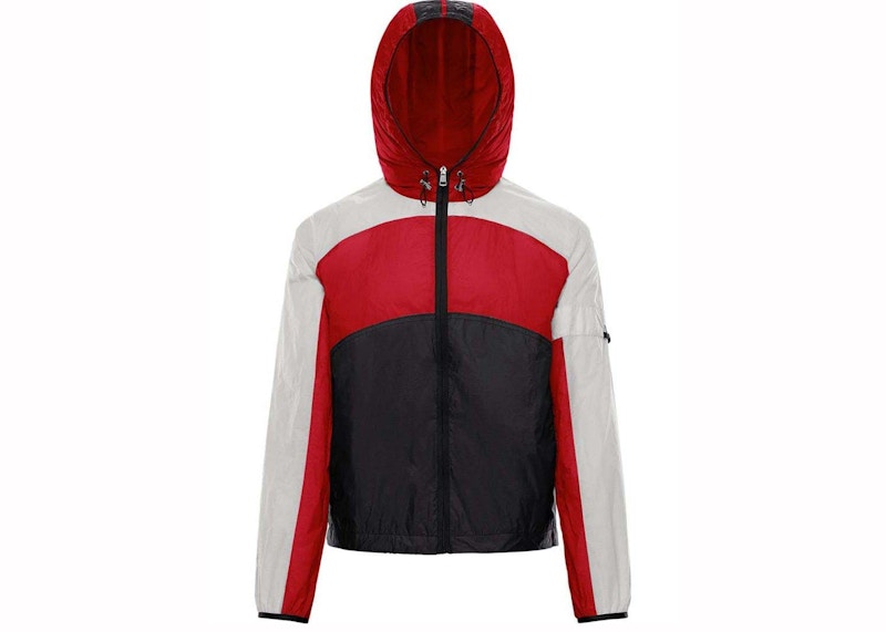 Moncler x Craig Green Clonophis Logo-Applique Technical Hooded Jacket White/Red/Black