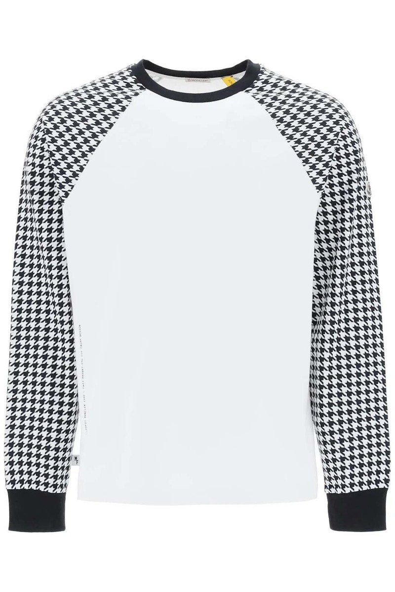 Moncler x Fragment Hiroshi Fujiwara Houndstooth Longsleeve White/Black