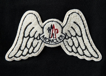 Moncler x Palm Angels Anels Wing Logo Sweatpants Black White