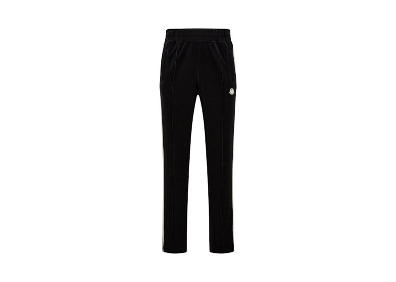 Moncler x Palm Angels Chenille Track Pants Black/White