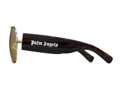 Moncler x Palm Angels Metal Sunglasses Shiny Brass/Shiny Mustard Yellow