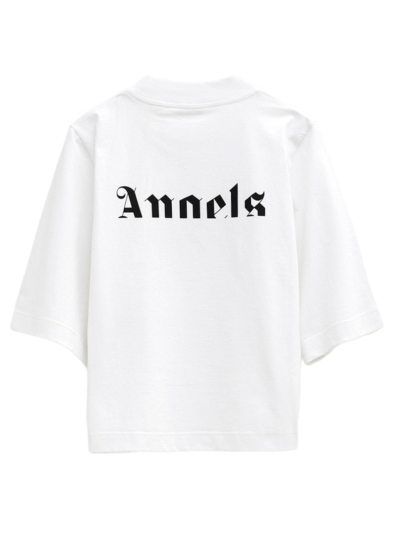 Moncler x Palm Angels Mock Neck Wings T-Shirt White