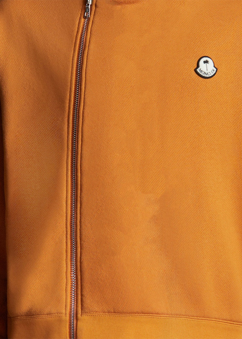 Moncler x Palm Angels Padded Hoodie Orange