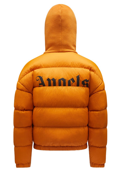 Moncler x Palm Angels Padded Hoodie Orange