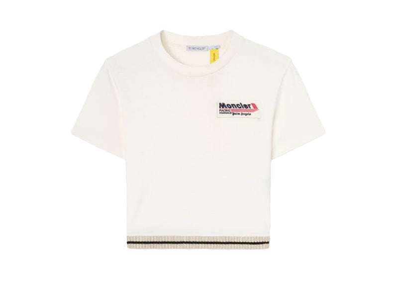 Moncler x Palm Angels Racing Slim T-Shirt White/Black