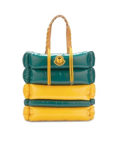 Moncler x Palm Angels Tote Bag Green/Yellow