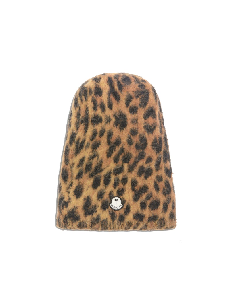 Moncler x Palm Angels Tricot Hat Leopard
