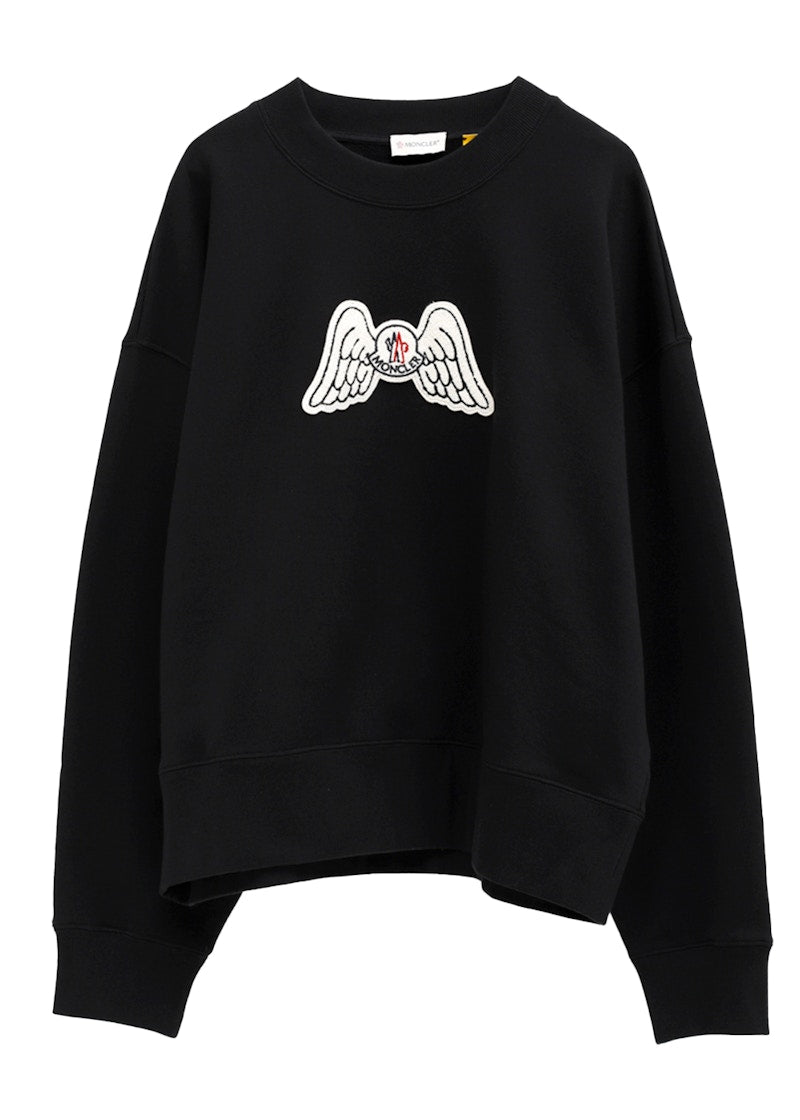 Moncler x Palm Angels Wings Sweatshirt Black