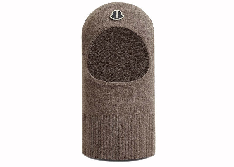 Moncler x Rick Owens Wool & Cashmere Balaclava Taupe