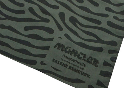 Moncler x Salehe Bembury Printed Cotton Scarf Dark Green