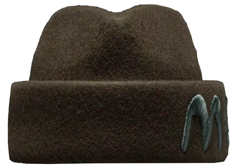 Moncler x Salehe Bembury Wool Felt Beanie Dark Green