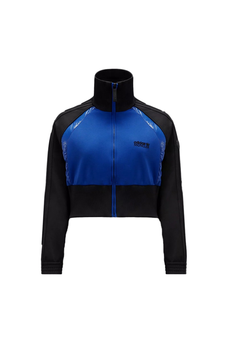 Moncler x adidas Originals Acetate Zip-Up Sweatshirt Black & Blue