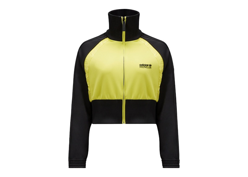 Moncler x adidas Originals Acetate Zip-Up Sweatshirt Black & Yellow