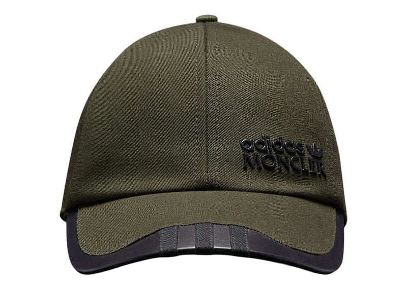 Moncler x adidas Originals Gabardine Baseball Cap Dark Green