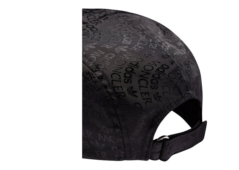 Moncler x adidas Originals Logo Jacquard Baseball Cap Black