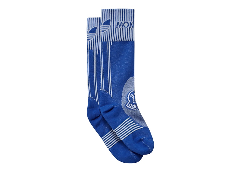 Moncler x adidas Originals Logo Socks Royal Blue