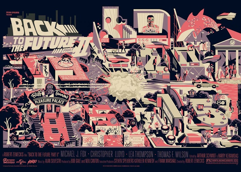 Mondo Back to the Future Part II Variant Poster Print (Edition of 100)