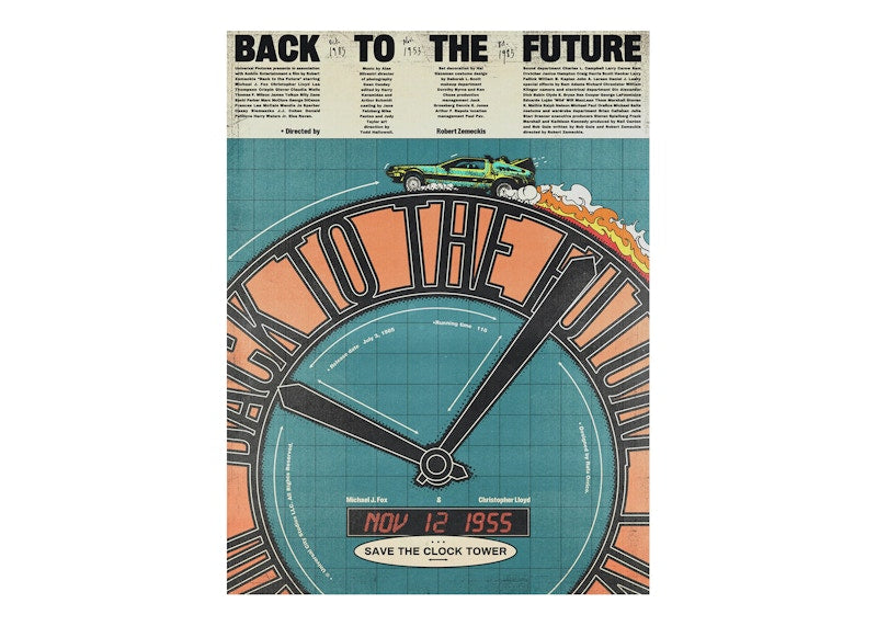 Mondo Back to the Future Variant Poster Print (Edition of 95)